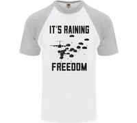 Maglietta Baseball S/S Uomo Freedom Parachute Regiment Para 1 2 3 4 10