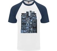 Maglietta Baseball S/S Uomo HI-FI Speaker Stack Music