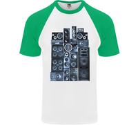 Maglietta Baseball S/S Uomo HI-FI Speaker Stack Music