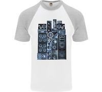 Maglietta Baseball S/S Uomo HI-FI Speaker Stack Music