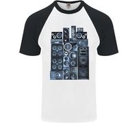 Maglietta Baseball S/S Uomo HI-FI Speaker Stack Music