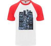 Maglietta Baseball S/S Uomo HI-FI Speaker Stack Music