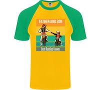 Maglietta Baseball S/S Uomo Per Il Giorno Del Padre Padre E Figlio