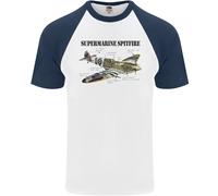 Maglietta Baseball S/S Uomo Supermarine Spitfire Infopic