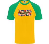 Maglietta Baseball Uomo S/S Hawker Hurricane Con La Union Jack