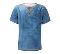 Maglietta basic a maniche corte slim fit da uomo a maniche corte casual top camicetta magliette da uomo per interni ed esterni passeggiate sport vita quotidiana, Marina Militare, 3XL
