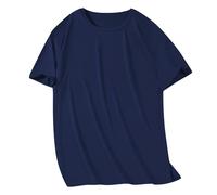 Maglietta basic da uomo a maniche corte slim fit, casual, ampia, in rete, traspirante, a maniche corte, per sport al chiuso e all'aperto, vita quotidiana, Marina Militare, 4XL
