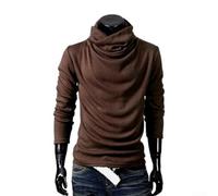 Maglietta basic da uomo a maniche lunghe per l'inverno, casual | Per un design slim fit, maniche lunghe, collo alto, ideale come canottiera o look da solo, versatile da combinare
