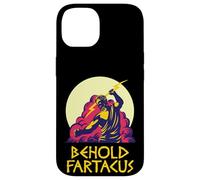 Maglietta Behold Fartacus Fart Joke Greek Gods Spartan Funny T-shirt Custodia per iPhone 14
