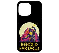 Maglietta Behold Fartacus Fart Joke Greek Gods Spartan Funny T-shirt Custodia per iPhone 14 Pro Max