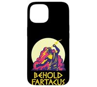 Maglietta Behold Fartacus Fart Joke Greek Gods Spartan Funny T-shirt Custodia per iPhone 15