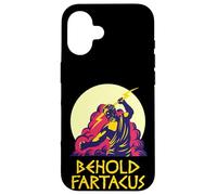 Maglietta Behold Fartacus Fart Joke Greek Gods Spartan Funny T-shirt Custodia per iPhone 16