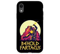 Maglietta Behold Fartacus Fart Joke Greek Gods Spartan Funny T-shirt Custodia per iPhone XR