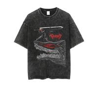Maglietta Berserker Guts Casca Griffith Anime Merch Lavate Maniche Corte Magliette Regali Ragazzi Ragazze Uomini Donne