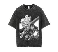 Maglietta Berserker Guts Casca Griffith Anime Merch Lavate Maniche Corte Magliette Regali Ragazzi Ragazze Uomini Donne