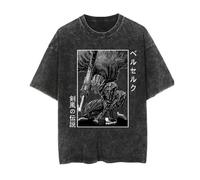 Maglietta Berserker Guts Casca Griffith Anime Merch Lavate Maniche Corte Magliette Regali Ragazzi Ragazze Uomini Donne