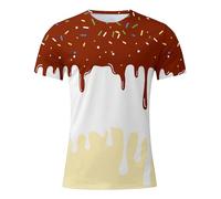 Maglietta Bianca Oversize Uomo Maniche Personalizzato Stampe Simpatiche Dimagrante Ampio E Paillettes Stupide Grandi Gym Pescatore Boxer Larga Griller Costose My Filo Famosi