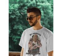 Maglietta bianca per adulti unisex Puglia trash che rignola