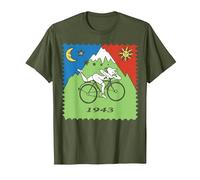 Maglietta Bicycle Day 1943 LSD Acid Hofmann Trip Maglietta