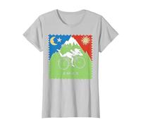 Maglietta Bicycle Day 1943 LSD Acid Hofmann Trip Maglietta, Donna, Argento, L