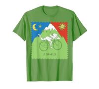 Maglietta Bicycle Day 1943 LSD Acid Hofmann Trip Maglietta, Uomo, Erba, XXL
