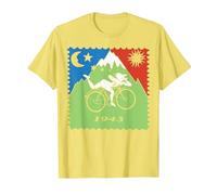 Maglietta Bicycle Day 1943 LSD Acid Hofmann Trip Maglietta, Uomo, Limone, XL