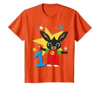 Maglietta Bing: Bing - 'Io Sono Uno' Maglietta, Bambini, Arancio, 2 Anni
