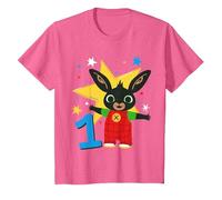 Maglietta Bing: Bing - 'Io Sono Uno' Maglietta, Bambini, Rosa mélange, 3 Anni