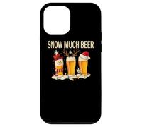 Maglietta Birra di Natale Divertente Snow Much Beer Custodia per iPhone 12 mini