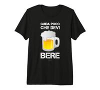 Maglietta Birra Regalo Divertente Guida Poco Che Devi Bere Maglietta Premium