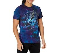 Maglietta Blu Liquido Grateful Dead Mystical Stealie Celestial Tie Dye SS - Multicolore - Small