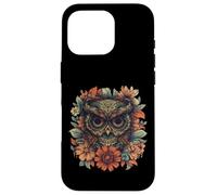 Maglietta Boho Owl - Floral Sugar Skull Mandala Art Design Custodia per iPhone 16 Pro