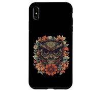 Maglietta Boho Owl - Floral Sugar Skull Mandala Art Design Custodia per iPhone XS Max