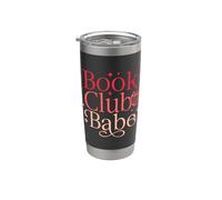 Maglietta Book Club Babe Book Lover Bicchiere termico in acciaio inox doppia parete