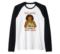 Maglietta Book Lovers Hot Girls Read Books Maglia con Maniche Raglan