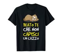 Maglietta Bradipo Divertente Beato Te Che Non Capisci Maglietta