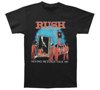 Maglietta Bravado Rush Moving Pictures 1981 Tour, Nero, M