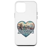Maglietta Brooklyn Vintage Heart - Souvenir retrò del NYC Bridge Custodia per iPhone 12 mini