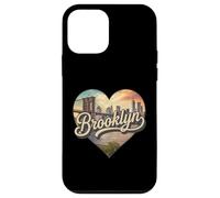 Maglietta Brooklyn Vintage Heart - Souvenir retrò del NYC Bridge Custodia per iPhone 12 mini