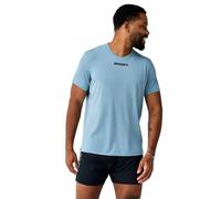 Maglietta Brooks Dash Cooling a manica corta blu, Taglia XS