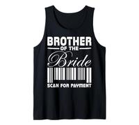 Maglietta Brother Of The Bride Scan For Payment Canotta