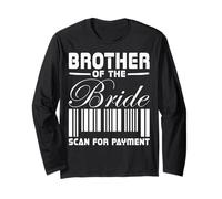 Maglietta Brother Of The Bride Scan For Payment Maglia a Manica