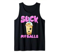 Maglietta Bubble Tea Boba Suck My Balls Drink, divertente idea regalo Canotta