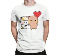 Maglietta "Bubu e Dudu stanno uscendo" per uomo, in cotone, stile moda, girocollo, manica corta, taglie comode L,M,S,XL,XXL,XXXLTessuto in maglia