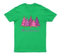 Maglietta Buon Natale Stampa Leopardata Unisex Regalo Retrò Divertente...