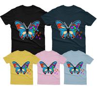 Maglietta Butterfly Autism Awareness Day Promoting Love and Acceptance #AD