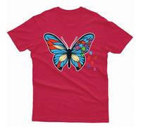 Maglietta Butterfly Autism Awareness Day Promoting Love and Acceptance #AD