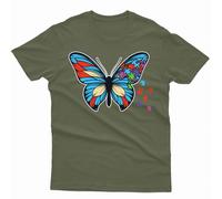 Maglietta Butterfly Autism Awareness Day Promoting Love and Acceptance #AD