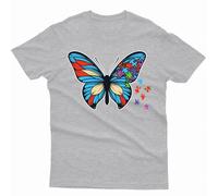 Maglietta Butterfly Autism Awareness Day Promoting Love and Acceptance #AD