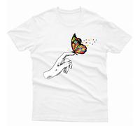 Maglietta Butterfly Autism Awareness Day Promoting Love and Acceptance #AD1